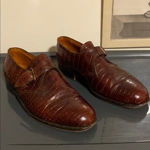 JM Weston Alligator Loafers